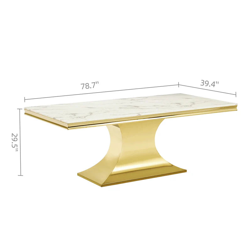 New Design Marble Top Dining Table