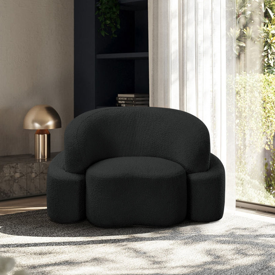 Principessa Boucle Fabric Living Room Chair