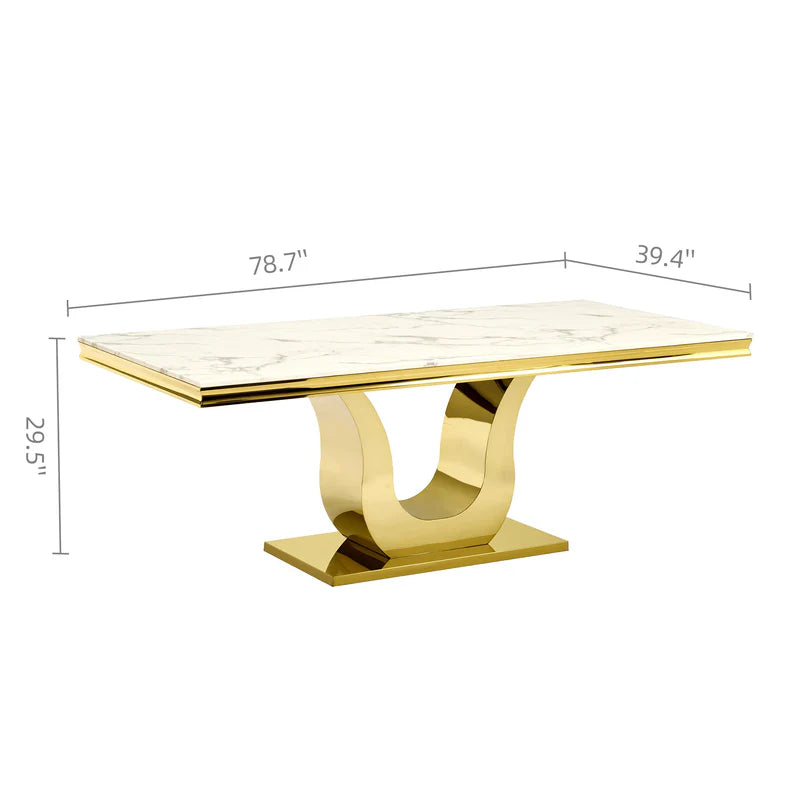 Stainless Steel Fashion Dining Table