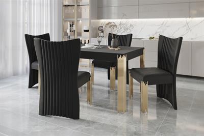 EMPIRE DINING-BLACK - 5 PC