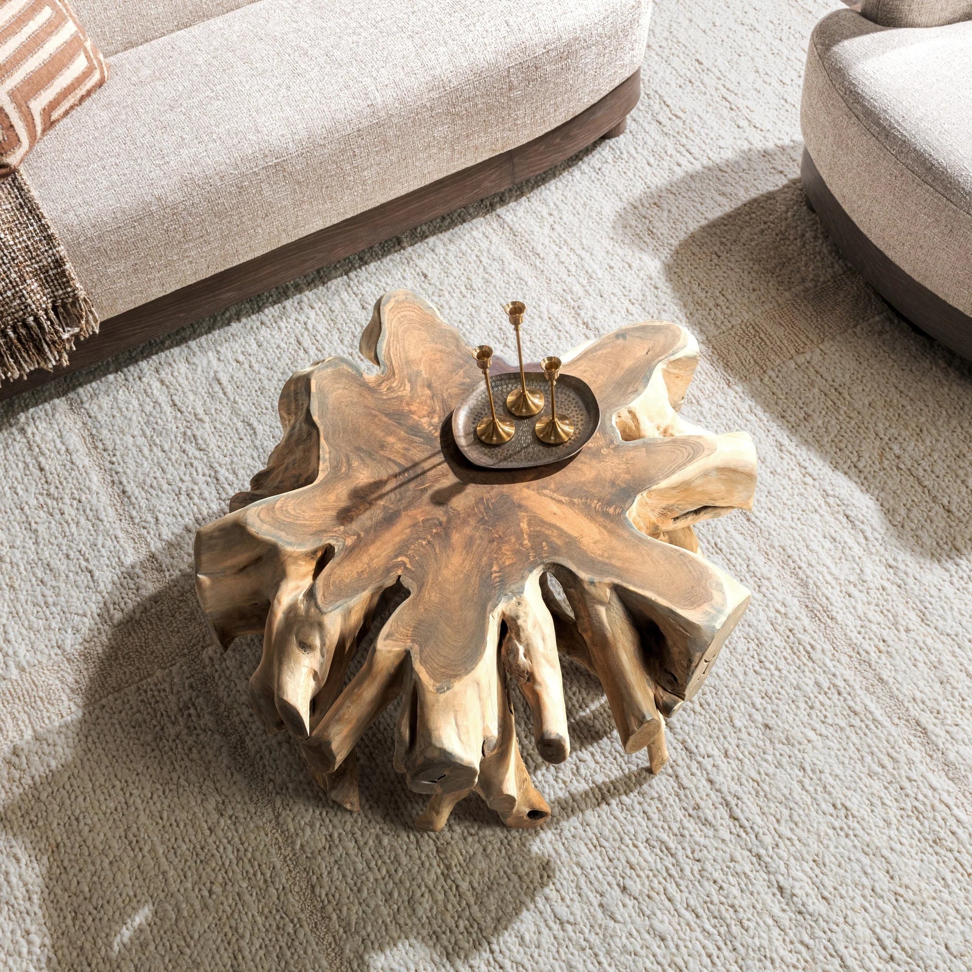 Cypress Teak Root Coffee Table