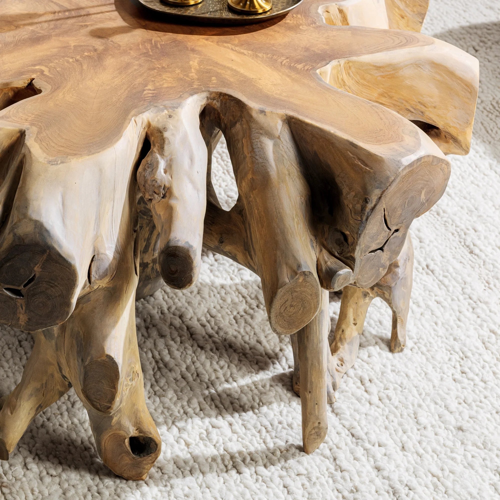 Cypress Teak Root Coffee Table