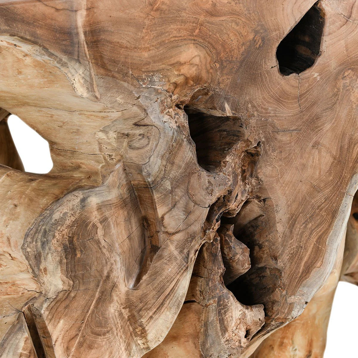 Shia Teak Root Console Table - Natural