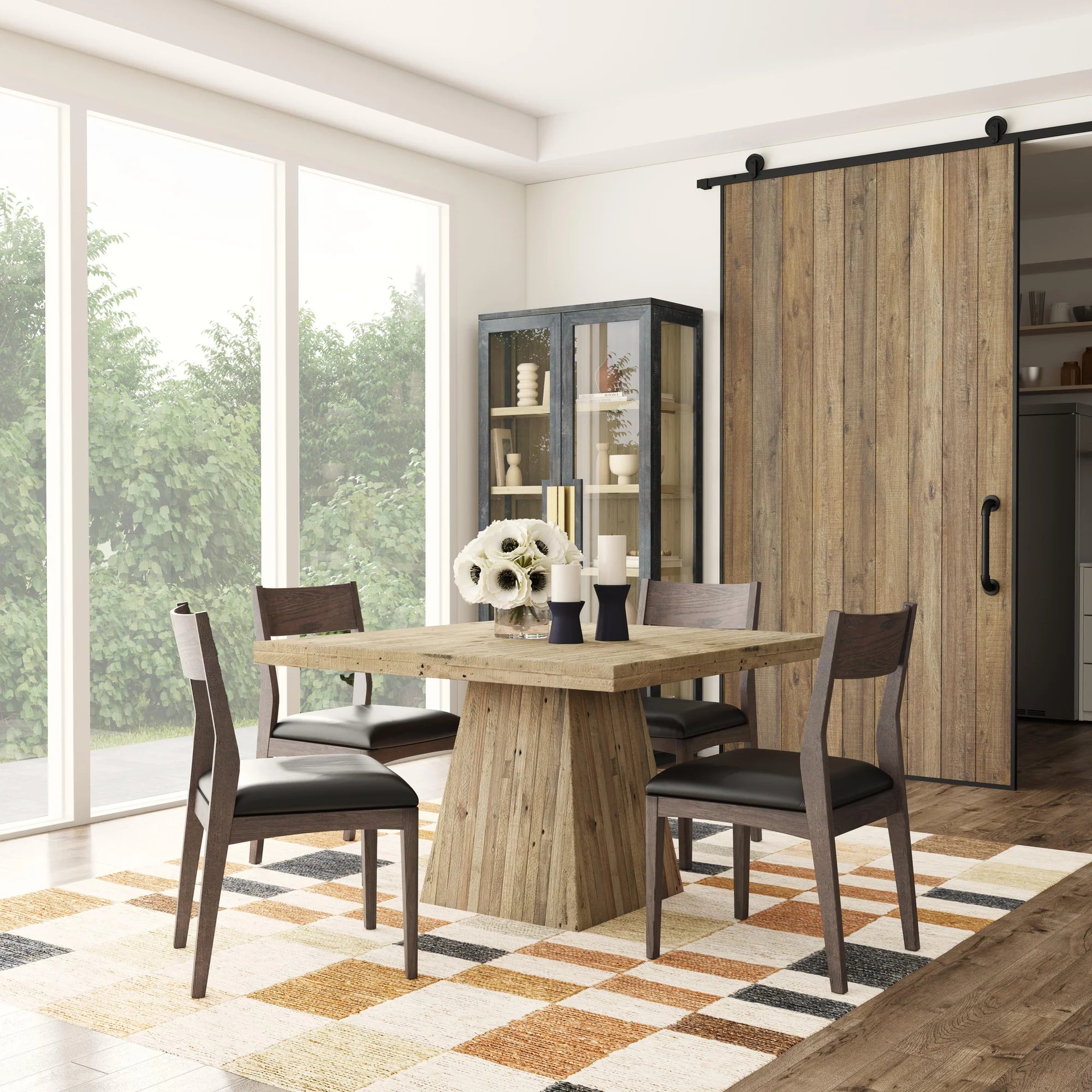 Larson Solid Wood Tall Cabinet