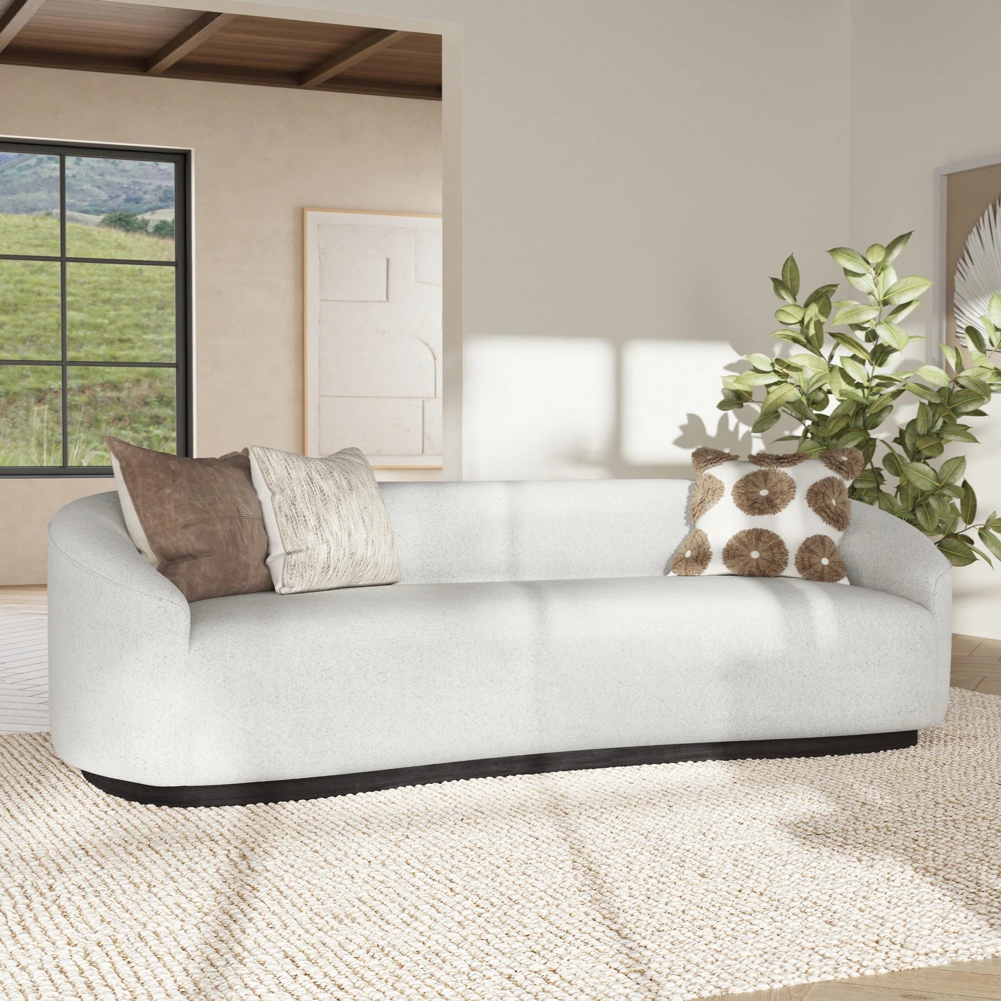 Beverly Upholstered Sofa - Coastal Breeze