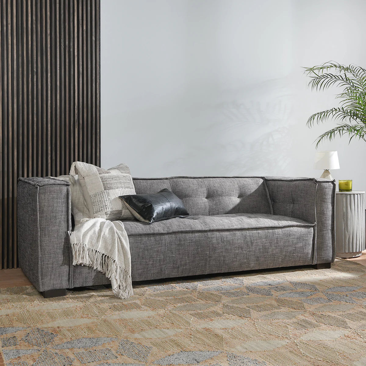 Element Upholstered Sofa - Beige OR Grey
