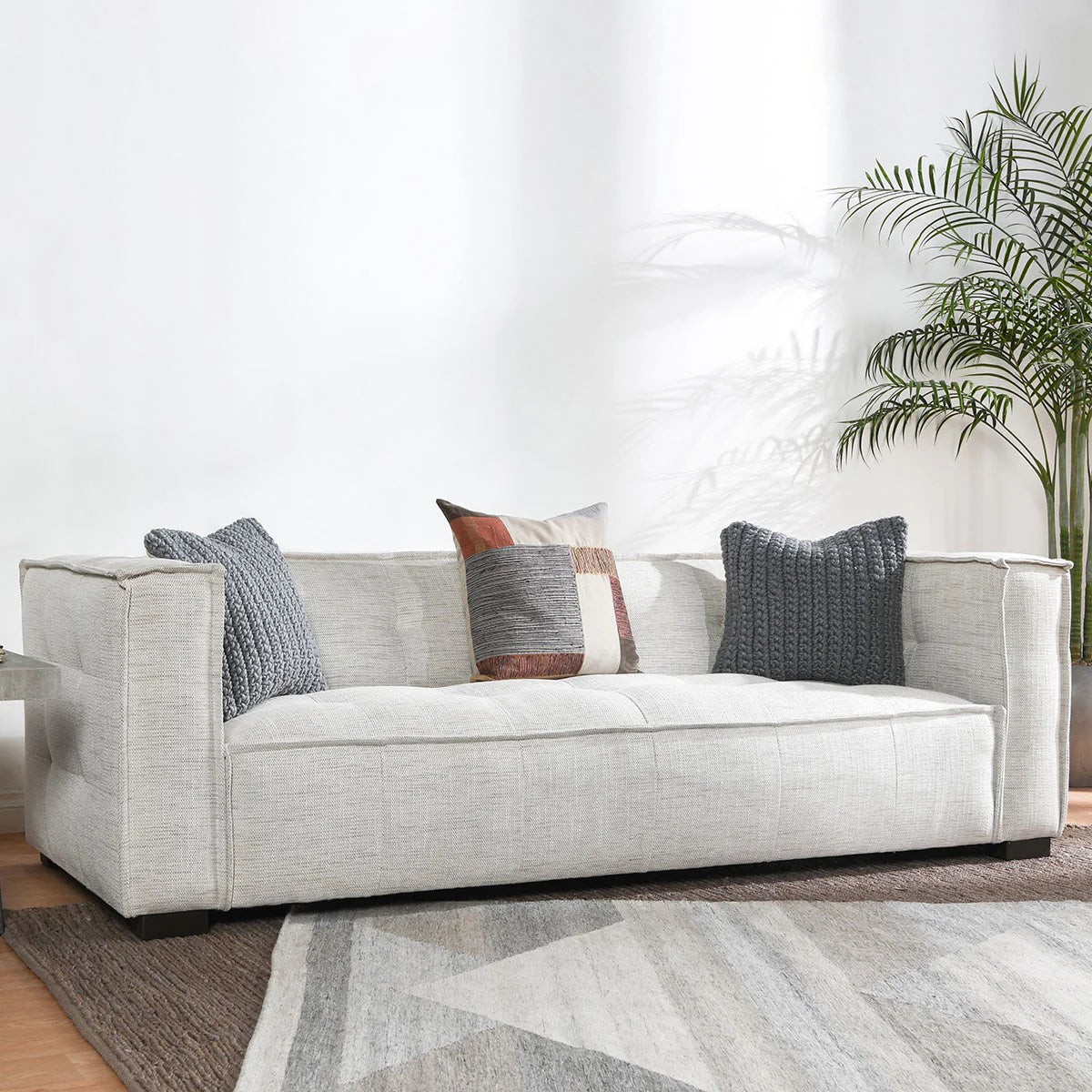 Element Upholstered Sofa - Beige OR Grey