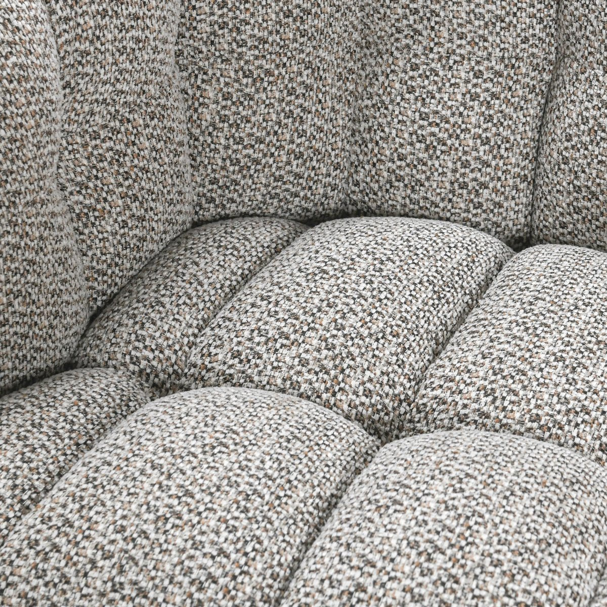 Walter Upholstered Swivel Chair - Heathered Gray