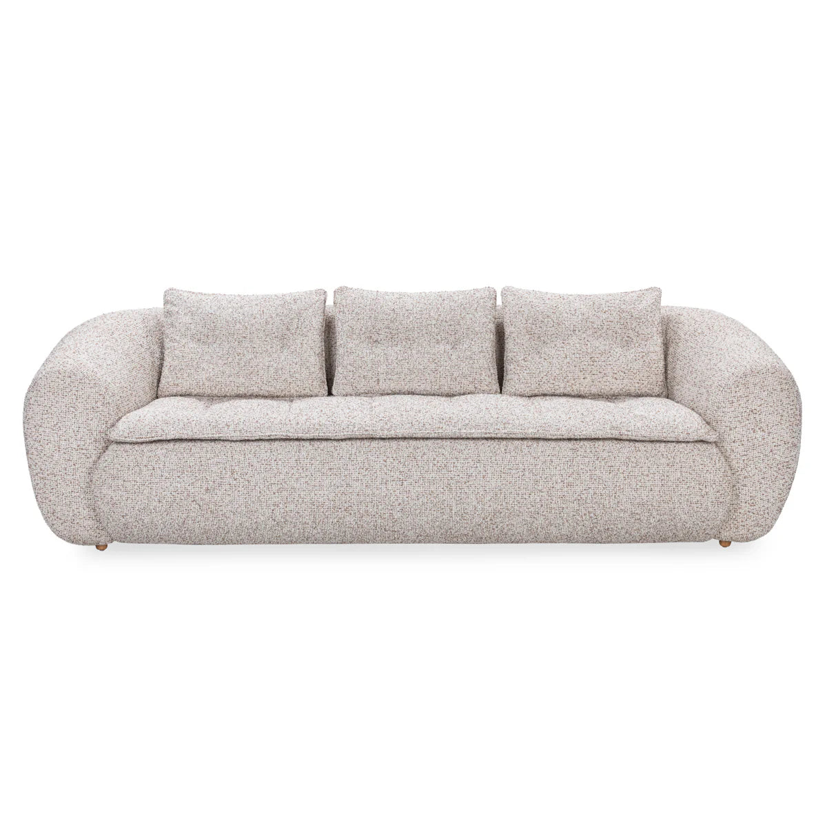 Ember Upholstered Sofa - Cream White