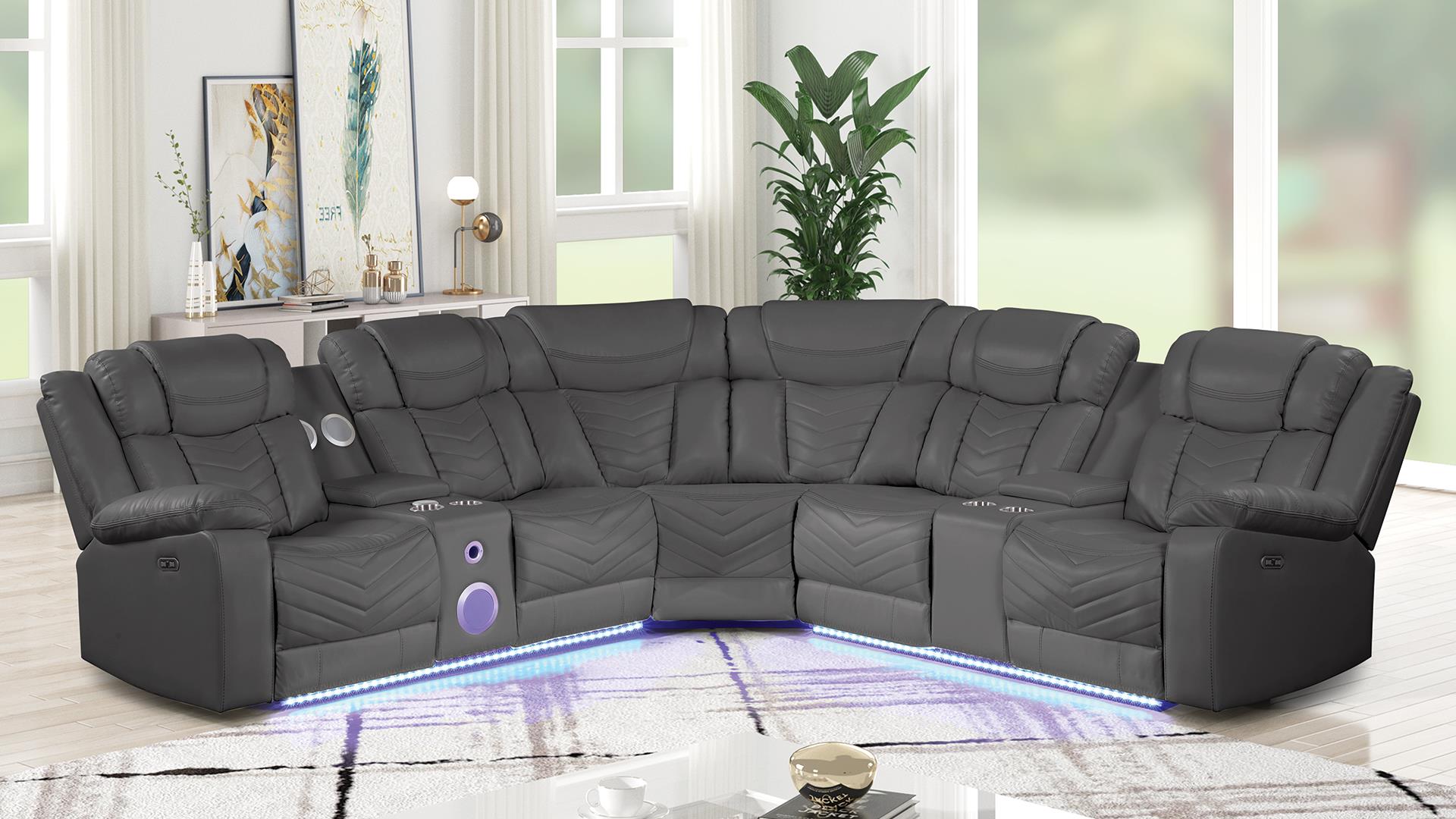 Challenger Sectional Sofa Ice