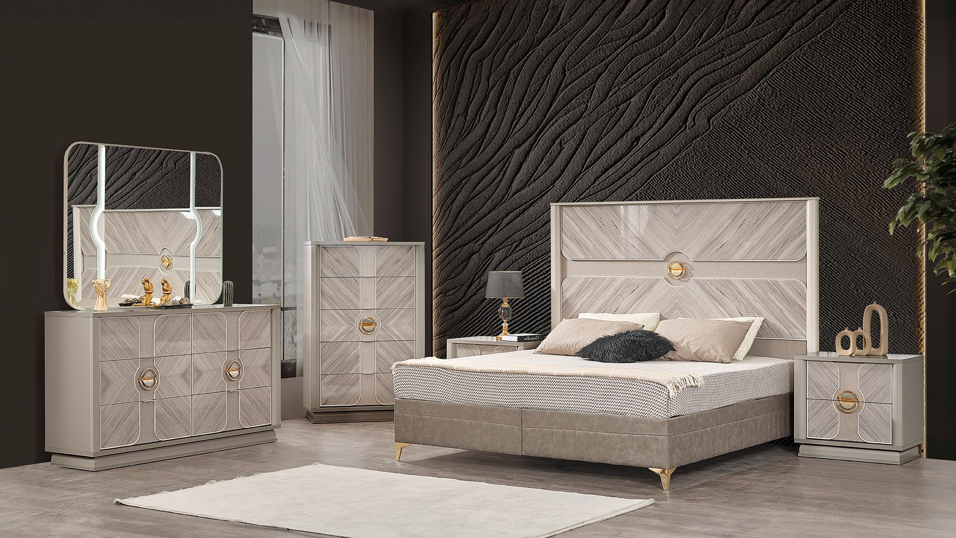 Eternity Bedroom set in Beige