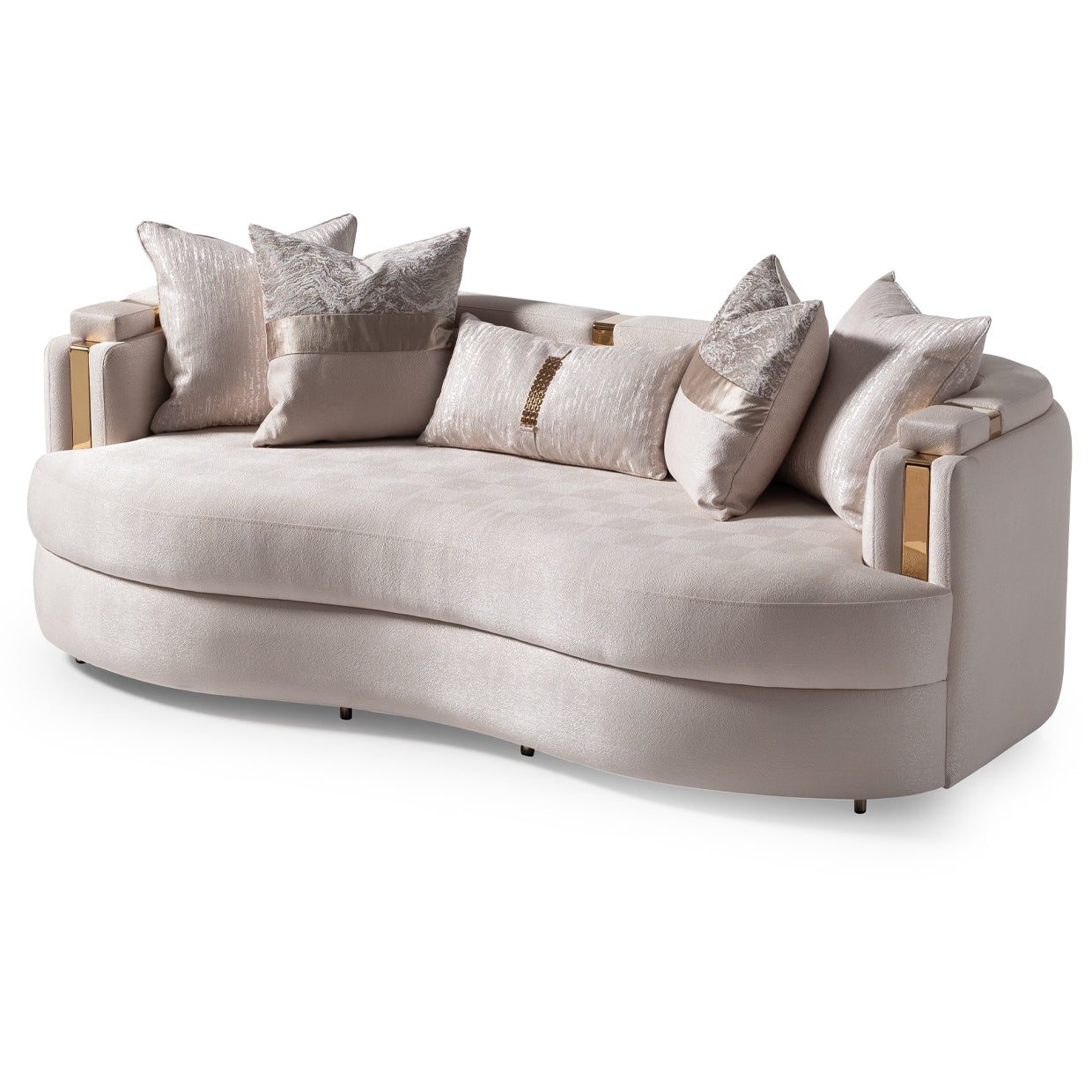 CARMELA Sofa Almond Gold