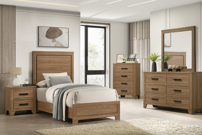 Panelli -4 Pc Twin Bedroom Set