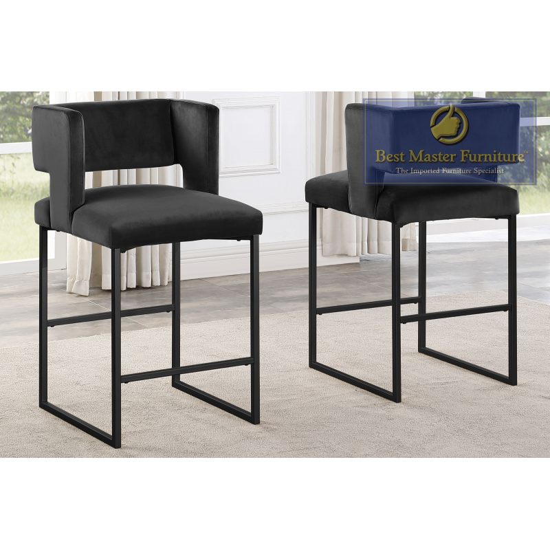 Velvet Counter Height Stool