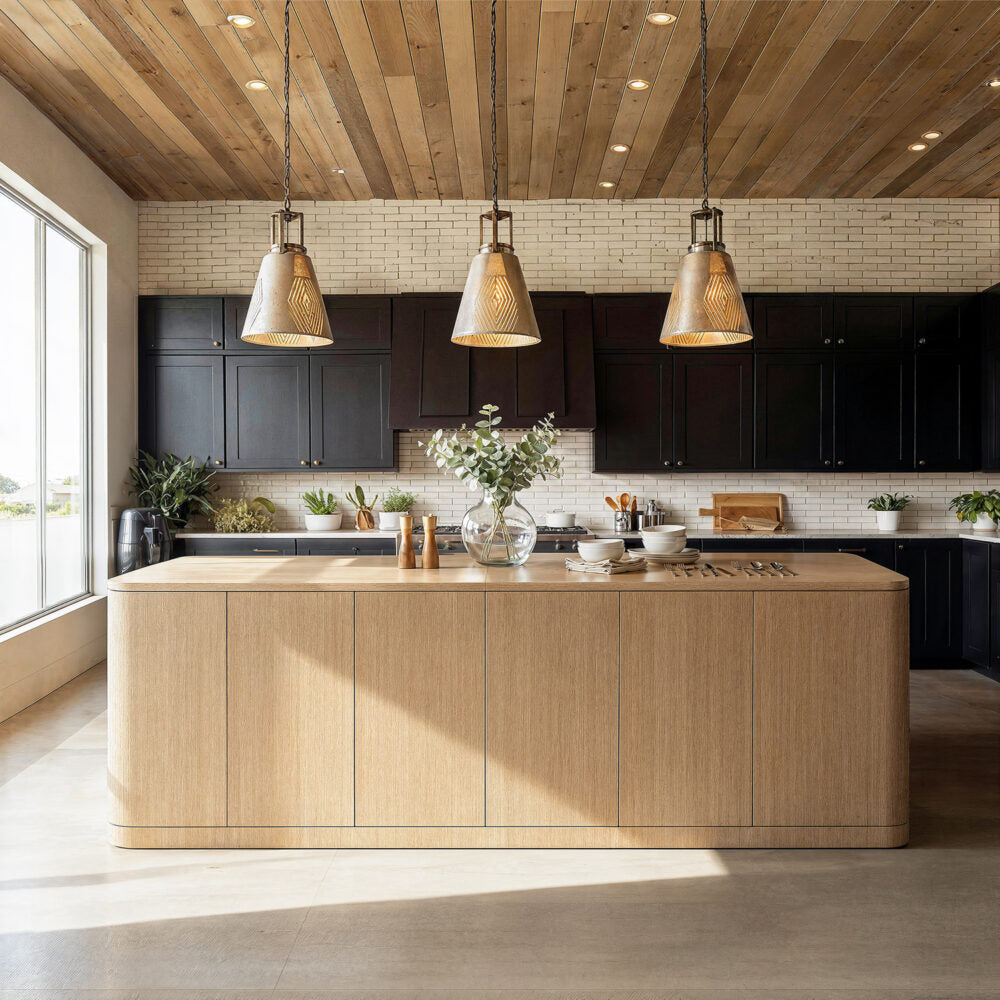 110″ Contour Form Kitchen Island (No Chairs)