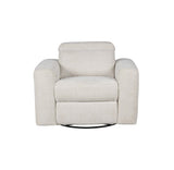 Divani Casa Gering - Modern Beige Fabric Power Recliner Chair