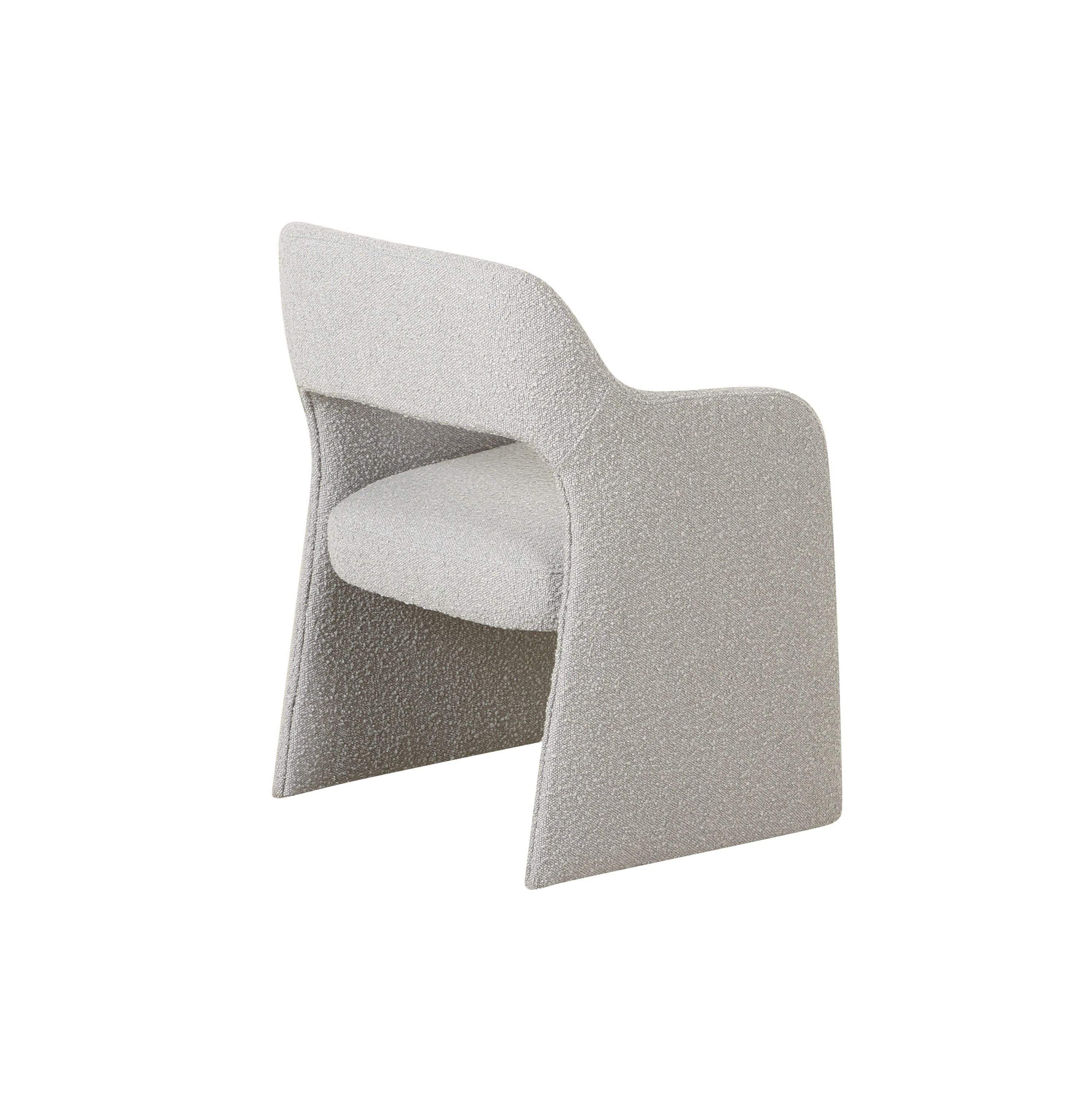 Modrest Bishop - Modern Grey Fabric Dining Chair