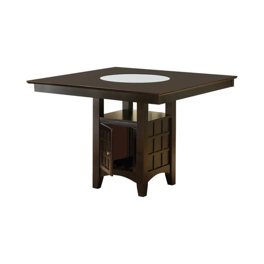 Coaster Clanton Storage Counter Height Table Cappuccino Model 100438