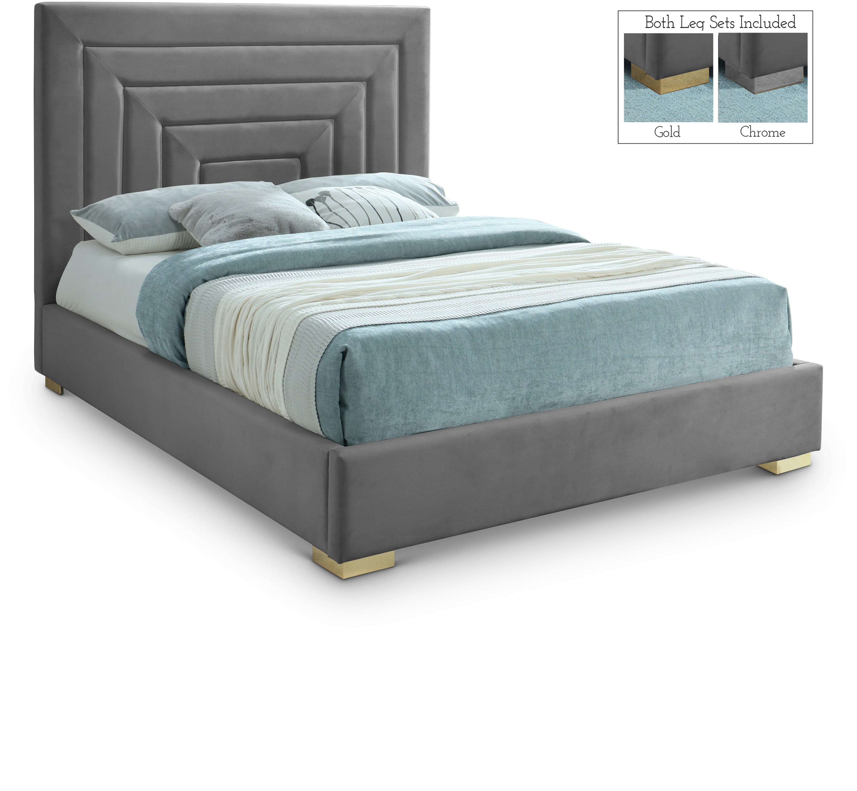 Nora Velvet Bed