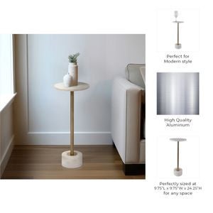 FINCHPARK GOLD ACCENT TABLE 25 (IN)