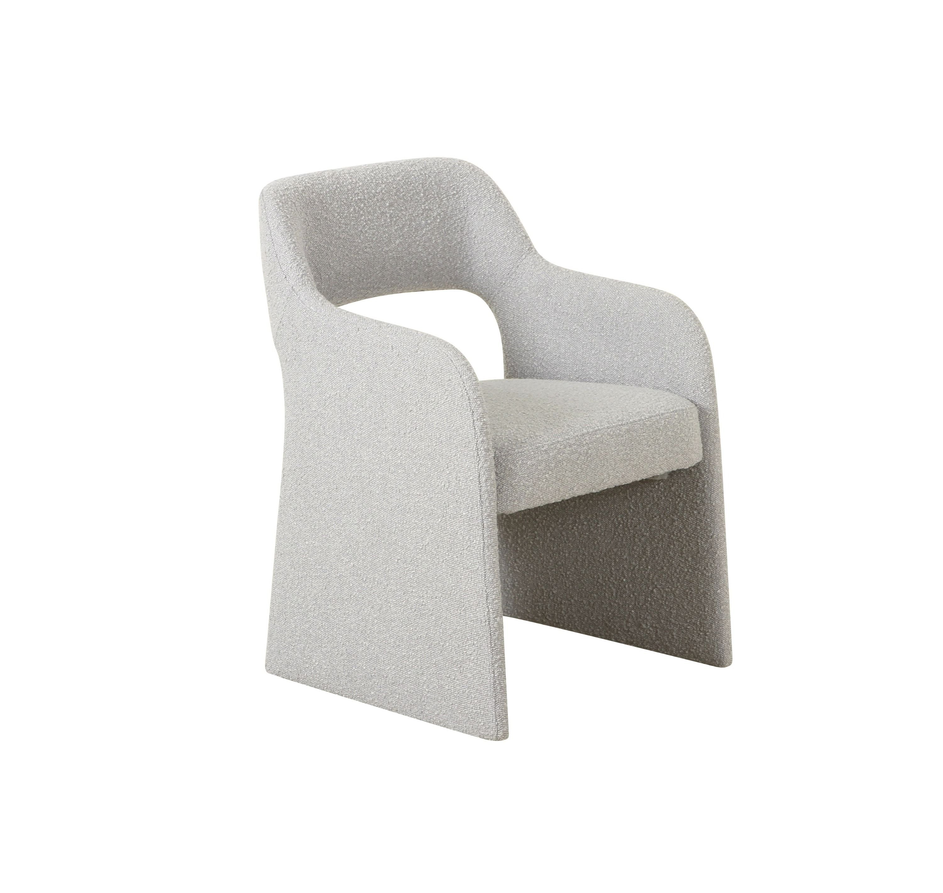 Modrest Bishop - Modern Grey Fabric Dining Chair