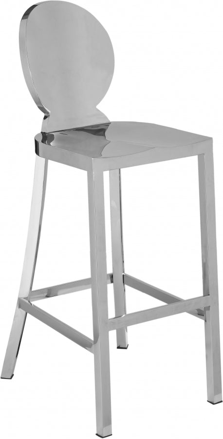 Maddox Chrome Stainless Steel Bar Stool