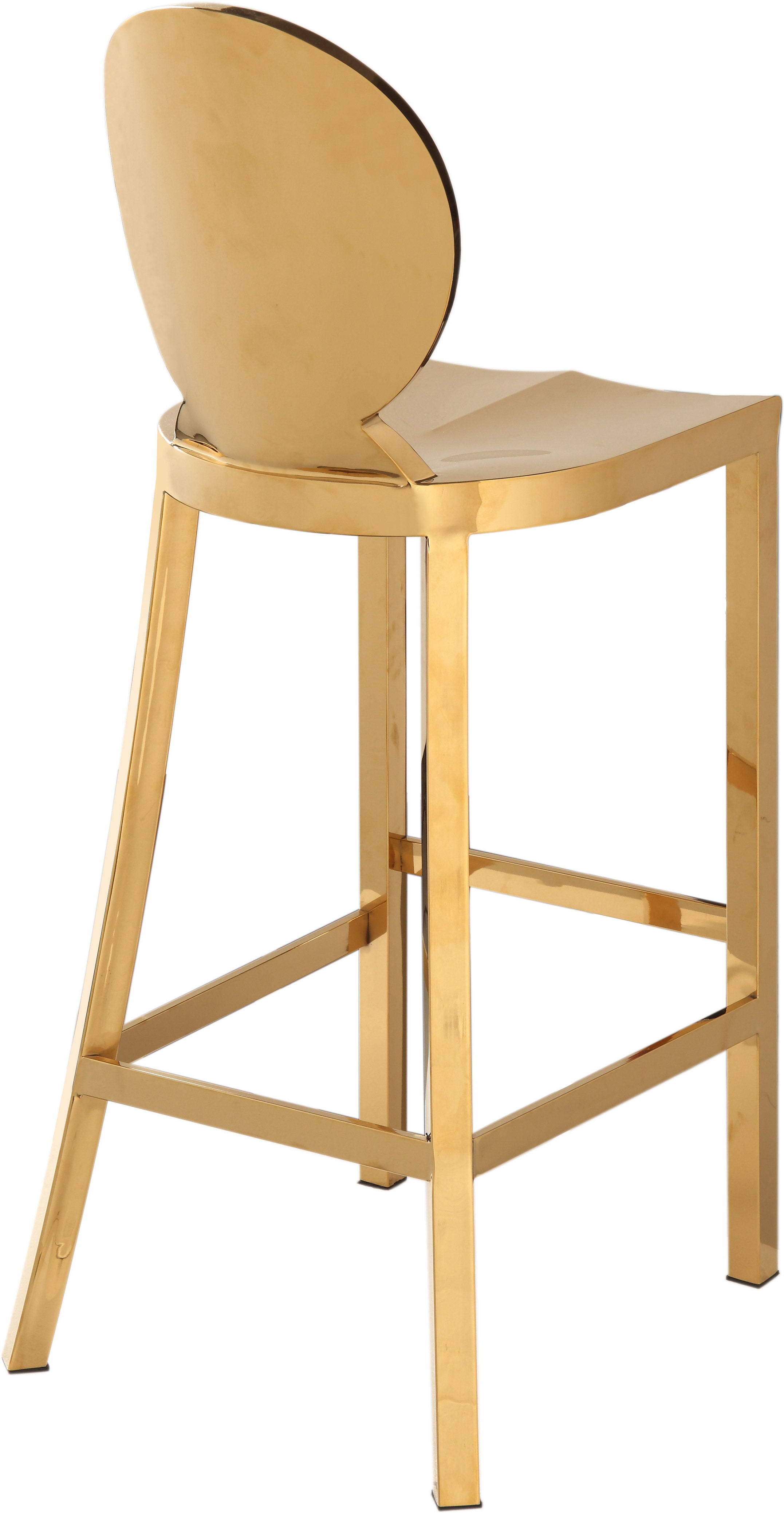 Maddox Gold Stainless Steel Bar Stool