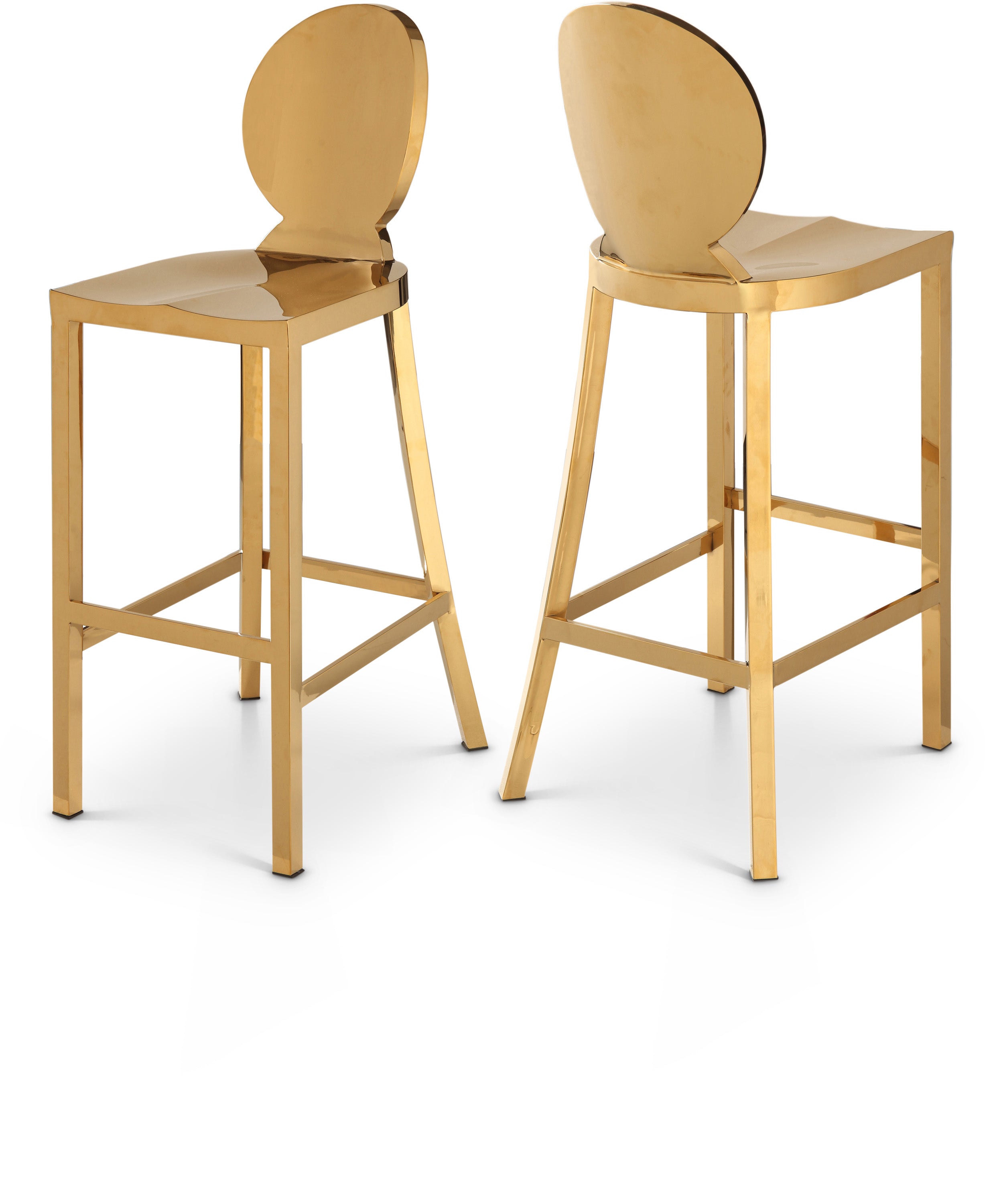 Maddox Gold Stainless Steel Bar Stool