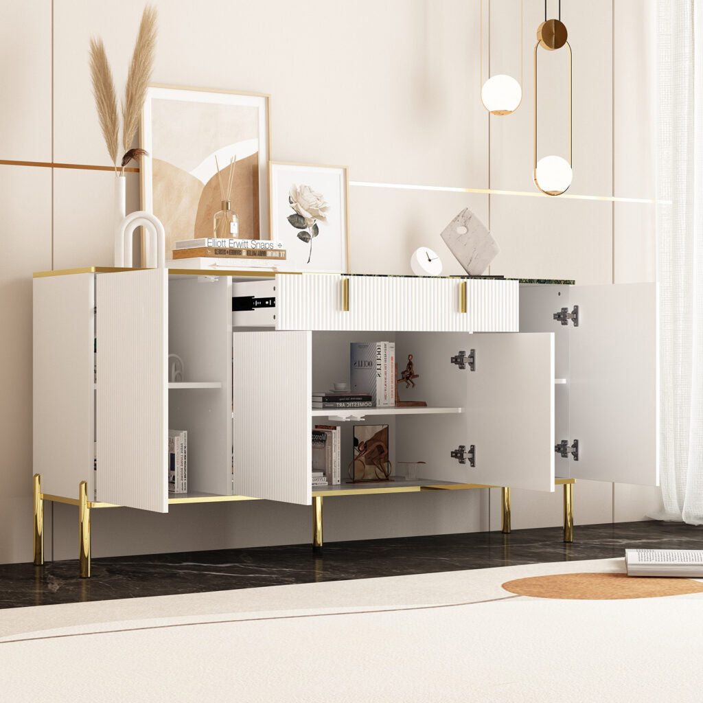 63″ Modern Sideboard Buffet Cabinet