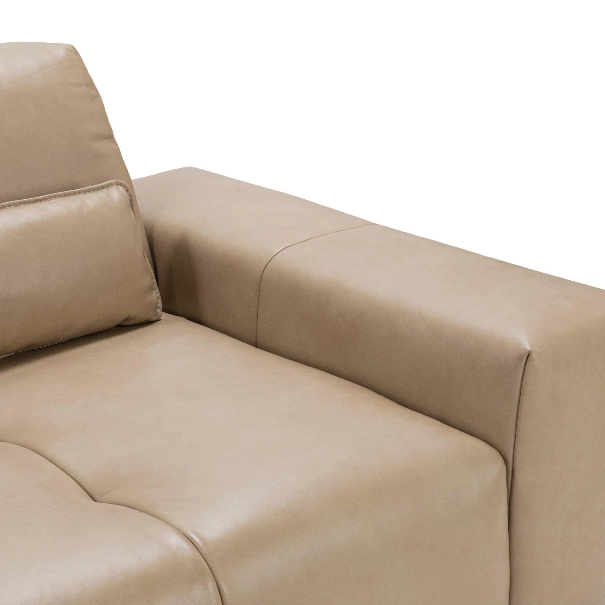 Leah Upholstered Sectional - Putty