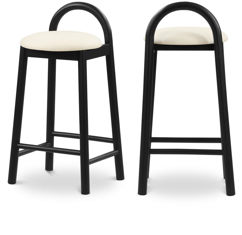 Calvin Faux Leather Counter Stool