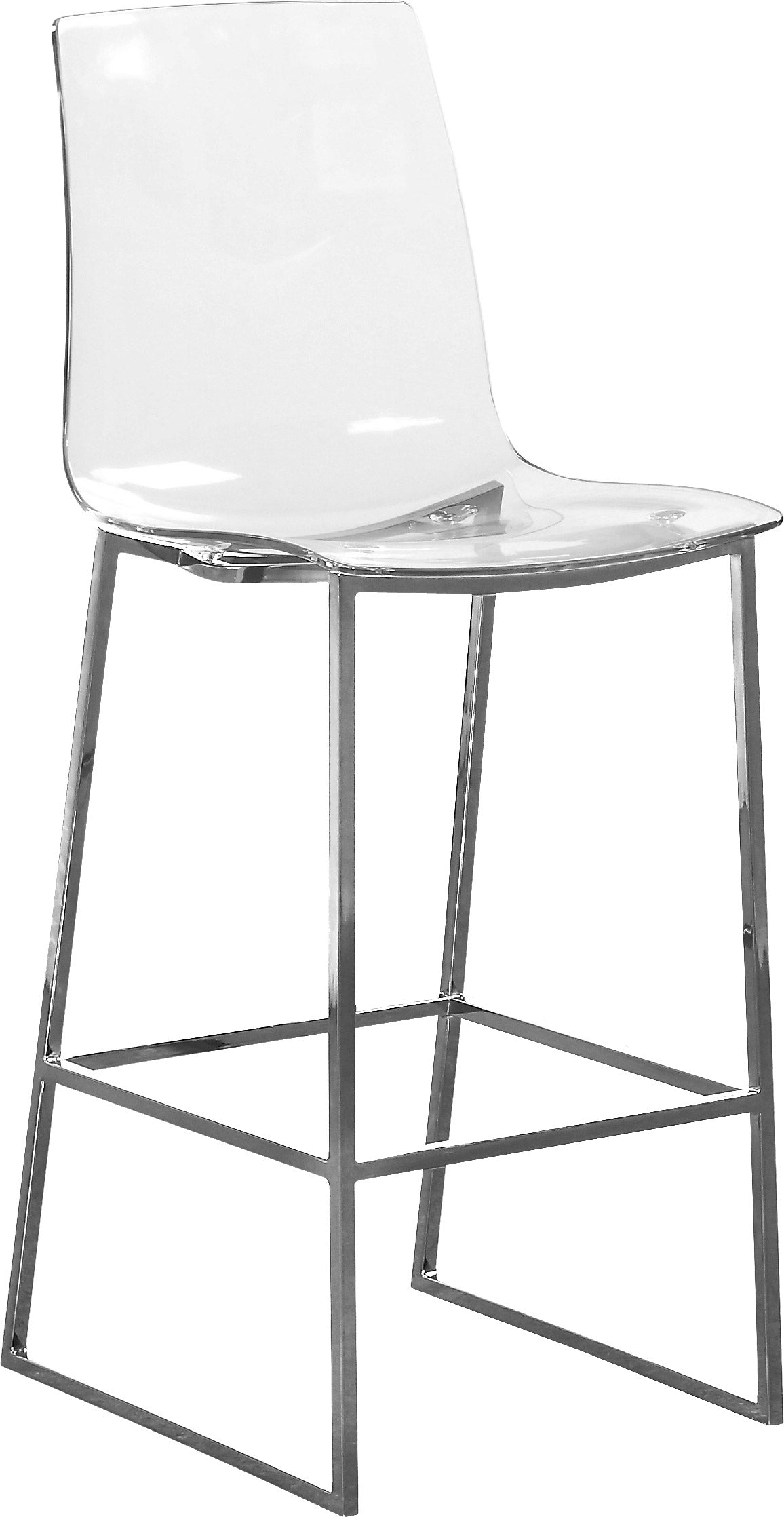 Lumen Chrome Counter Stool