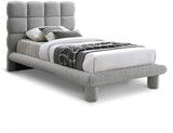 Deco Boucle Fabric Twin Bed