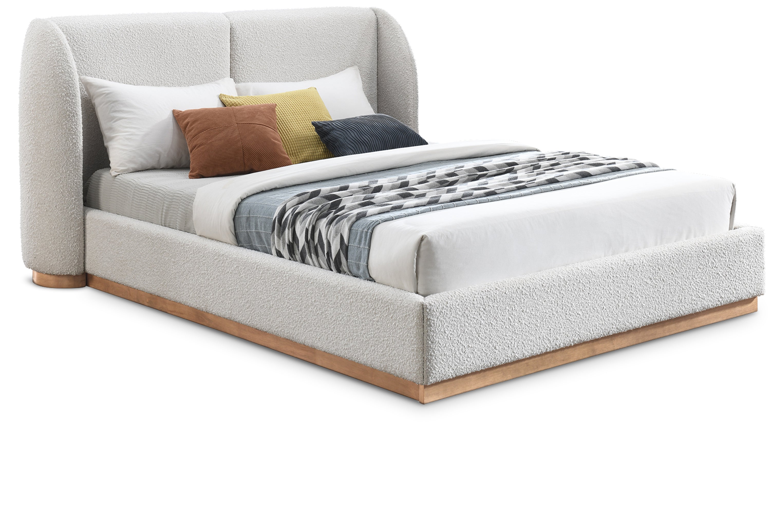 Jardin Boucle Fabric Bed