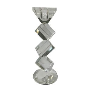 MAXBURN CLEAR CANDLE HOLDER 8 (IN)