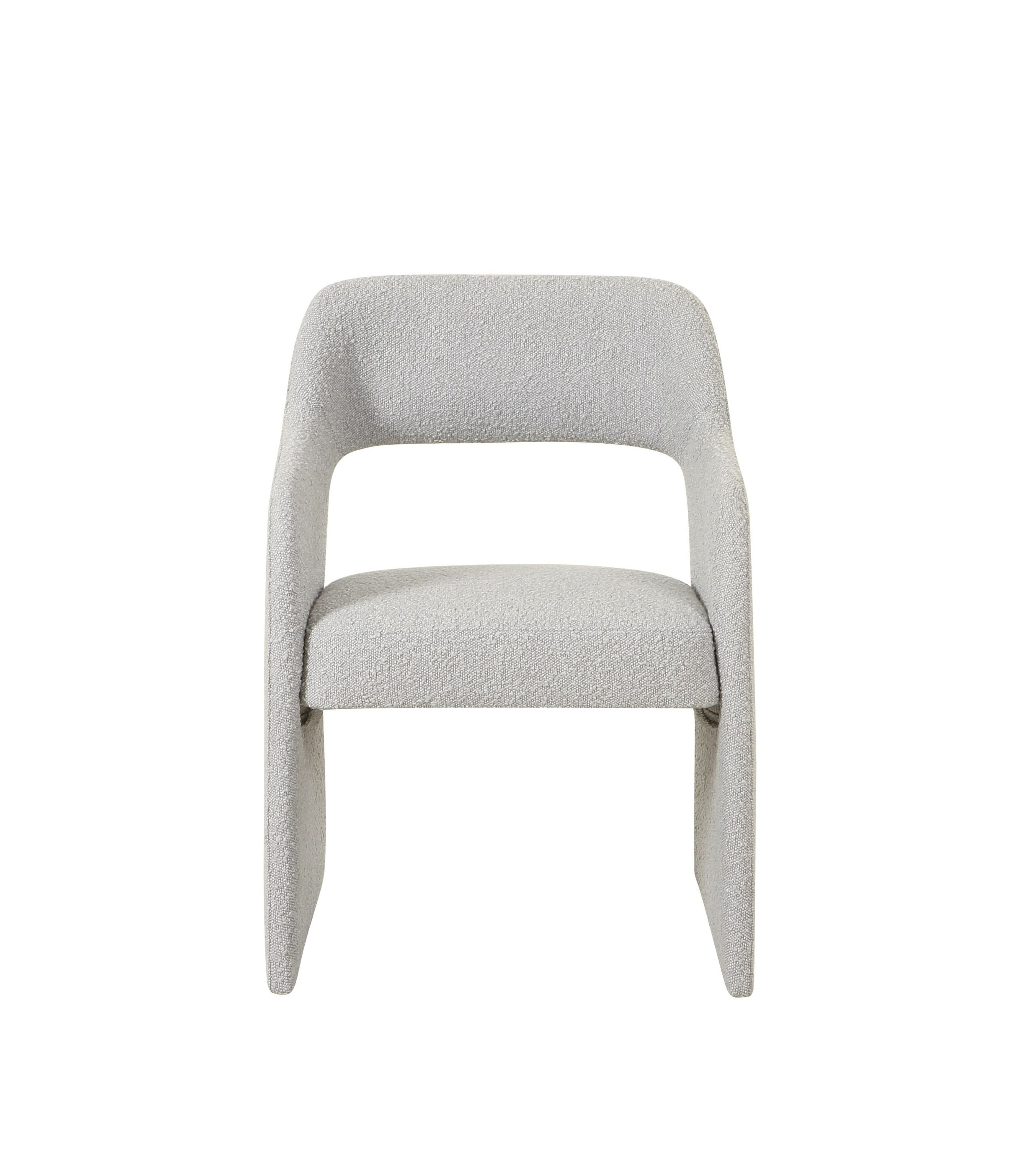 Modrest Bishop - Modern Grey Fabric Dining Chair