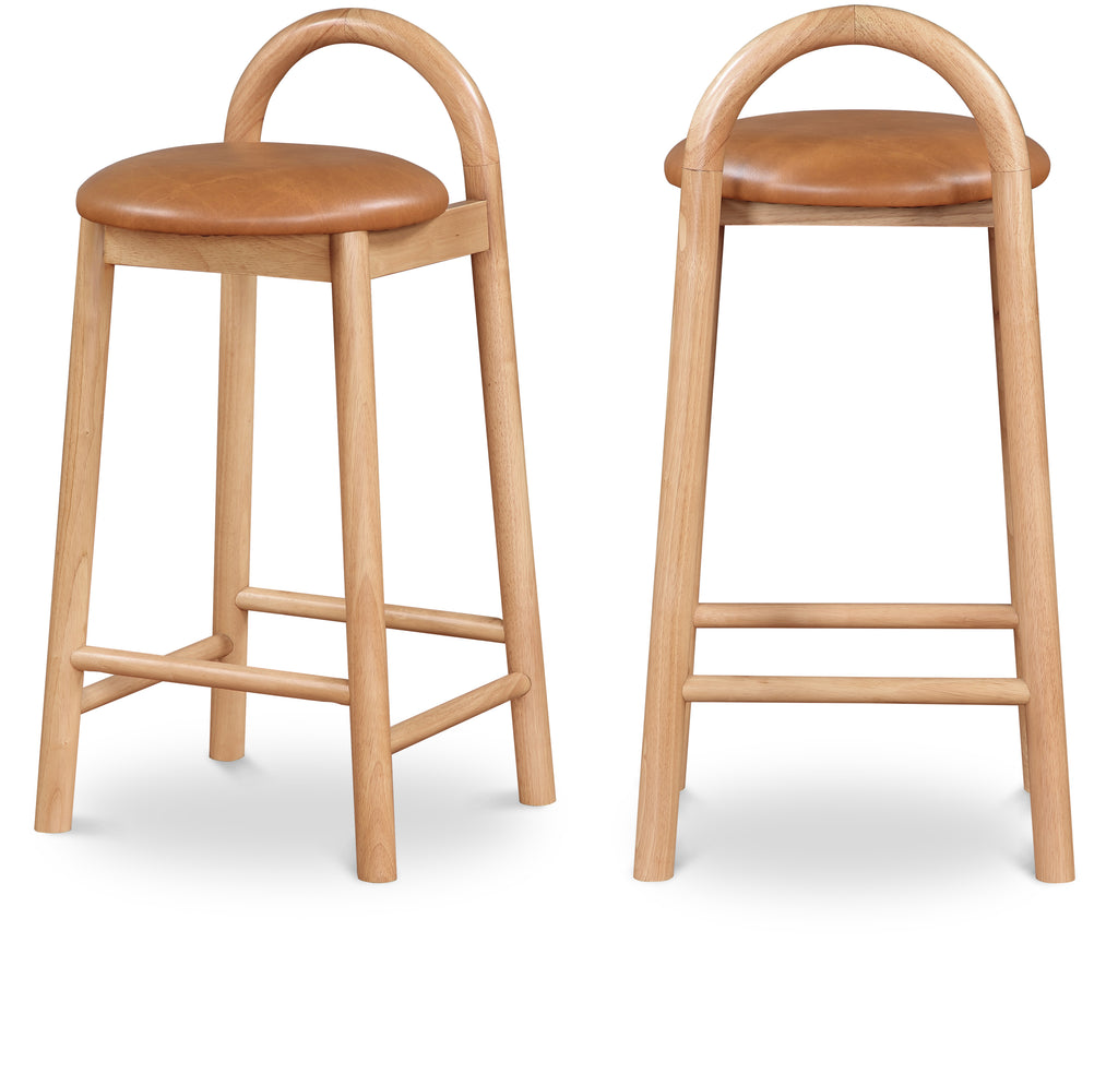 Calvin Faux Leather Counter Stool