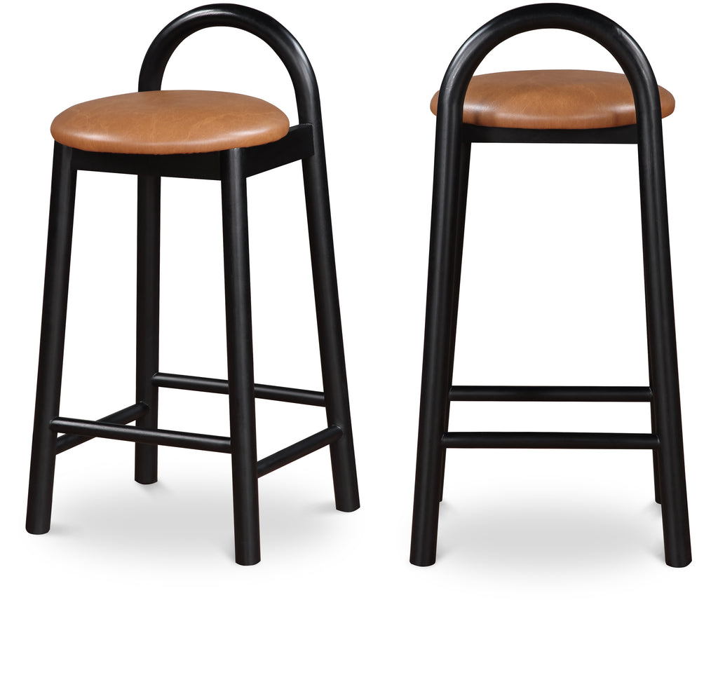 Calvin Faux Leather Counter Stool