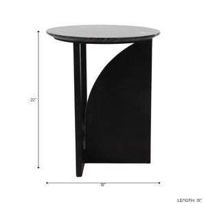 RAMONAWIND BLACK TABLE 22 (IN)