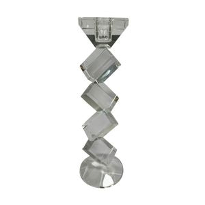 MAXBURN CLEAR CANDLE HOLDER 10 (IN)