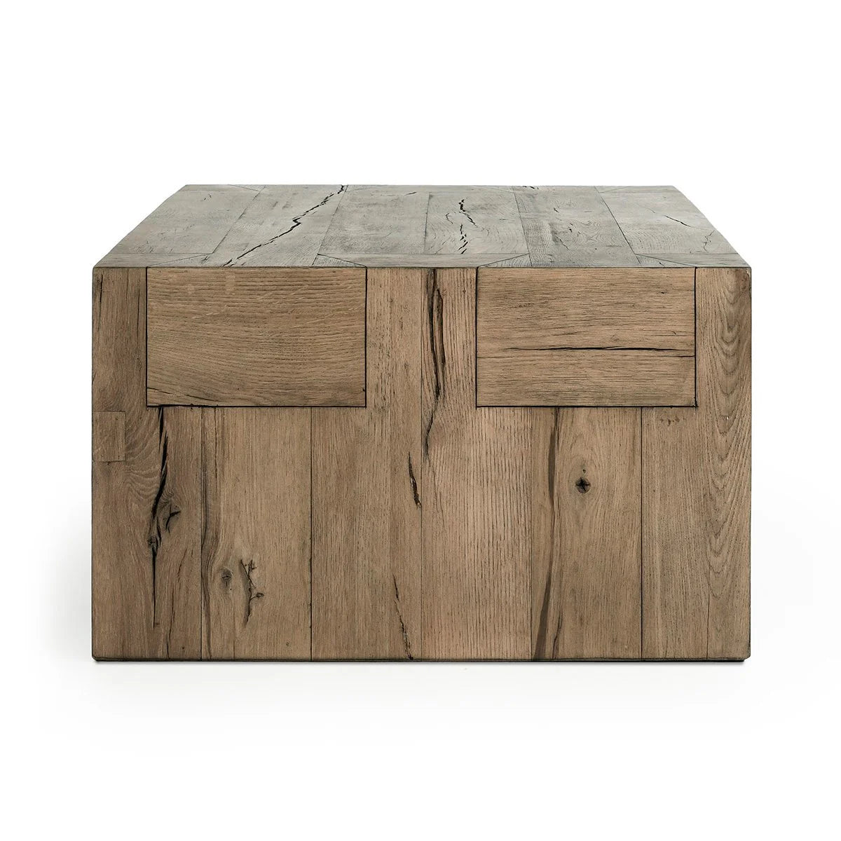 Bristol Solid Wood Rectangle Coffee Table - Cafe Brown