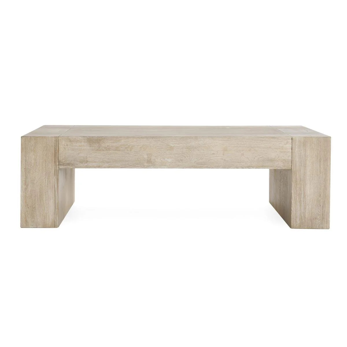 Bristol Solid Wood Rectangle Coffee Table - Aged Cream