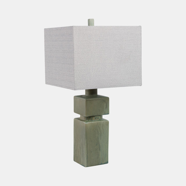 Reactive Finish Table Lamp, Green