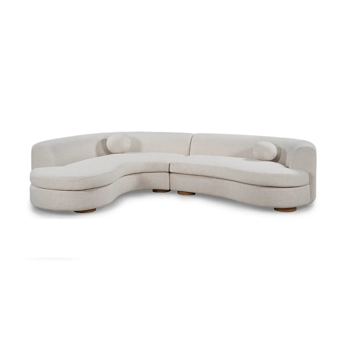 Concord Upholstered Sectional - Ivory