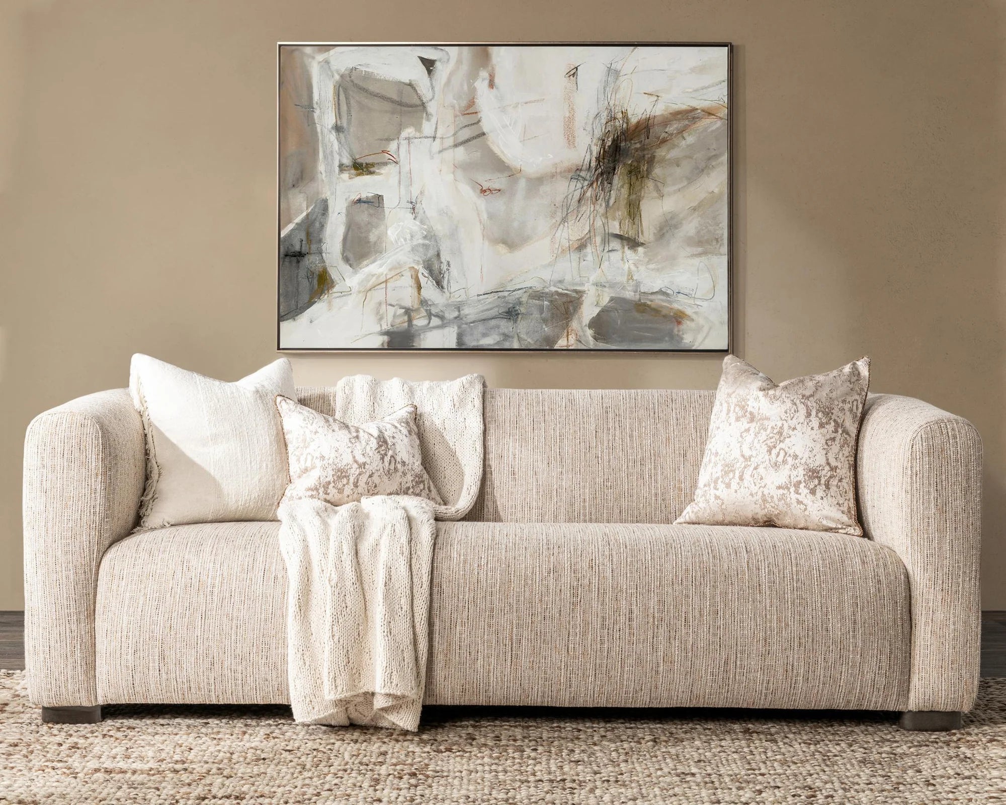 Andara Upholstered Sofa - Harvest Gold