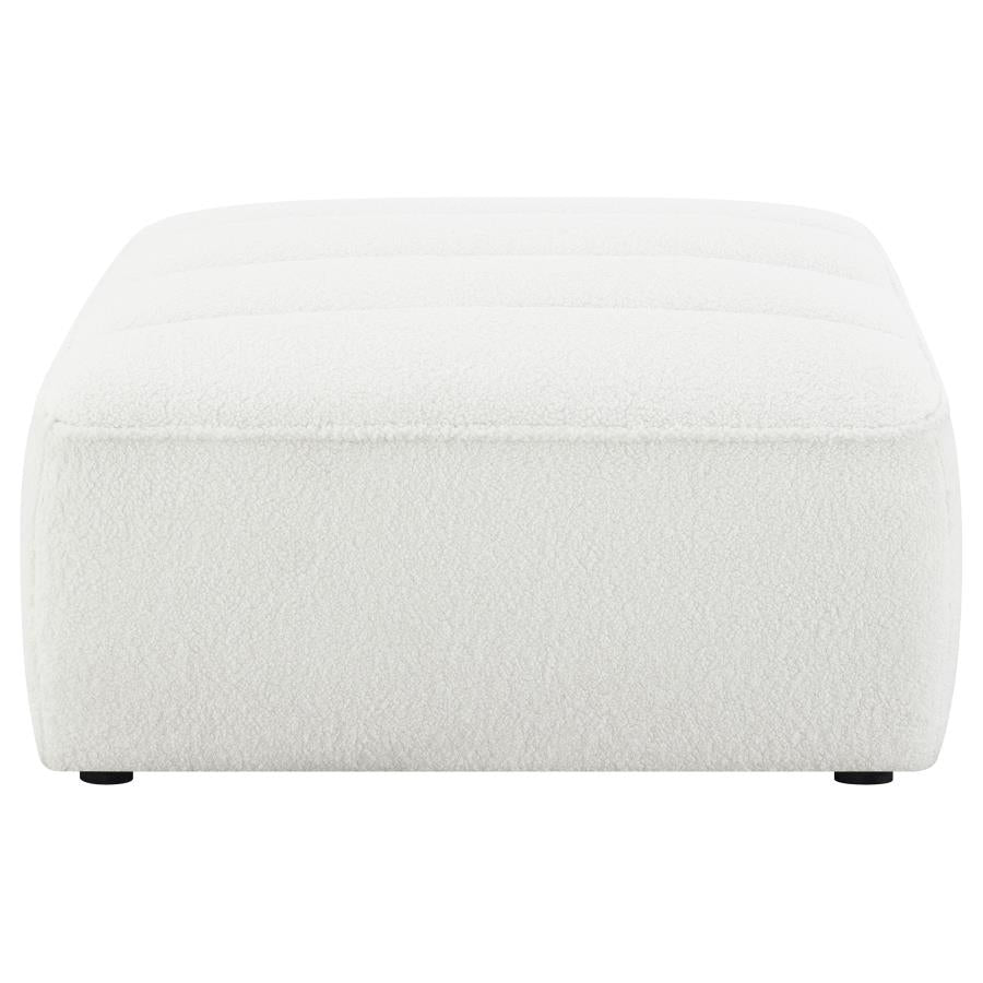 Sunny Upholstered Ottoman Natural