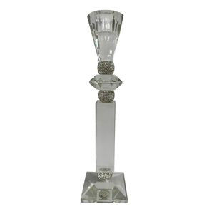 GRANLEYSHAW CLEAR CANDLE HOLDER 12 (IN)  Tear sheet SKU:  23846-02