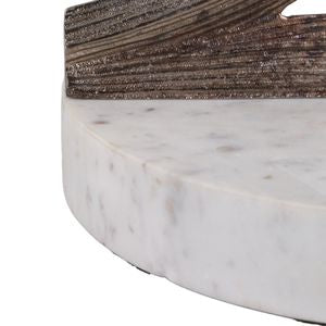 SHAYSHAW WHITE TABLE 23 (IN)