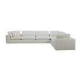 Divani Casa Vicki - Modern Off-White Fabric Modular Sectional Sofa