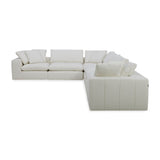 Divani Casa Vicki - Modern Off-White Fabric Modular Sectional Sofa